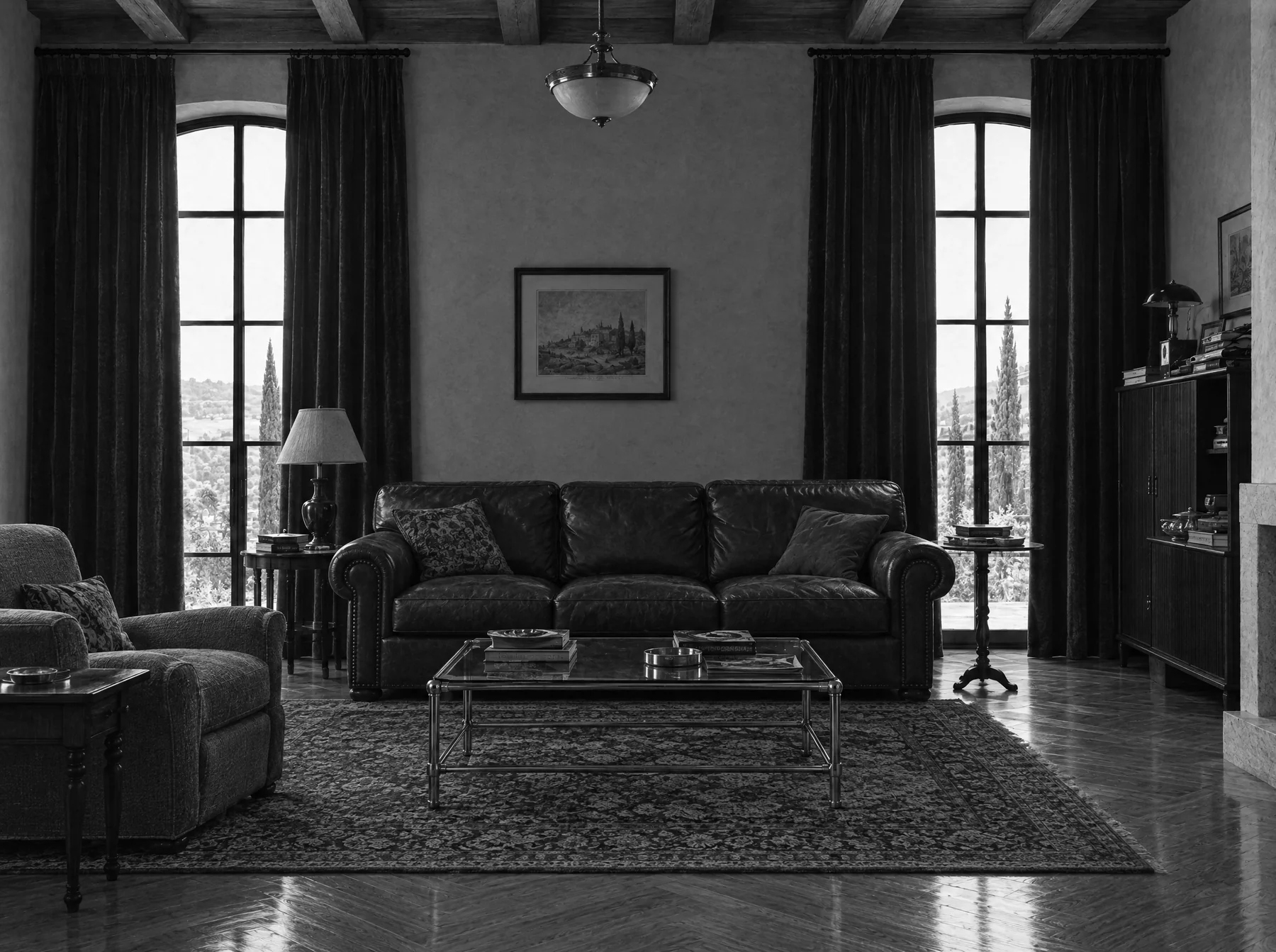 The same living room before the refresh
