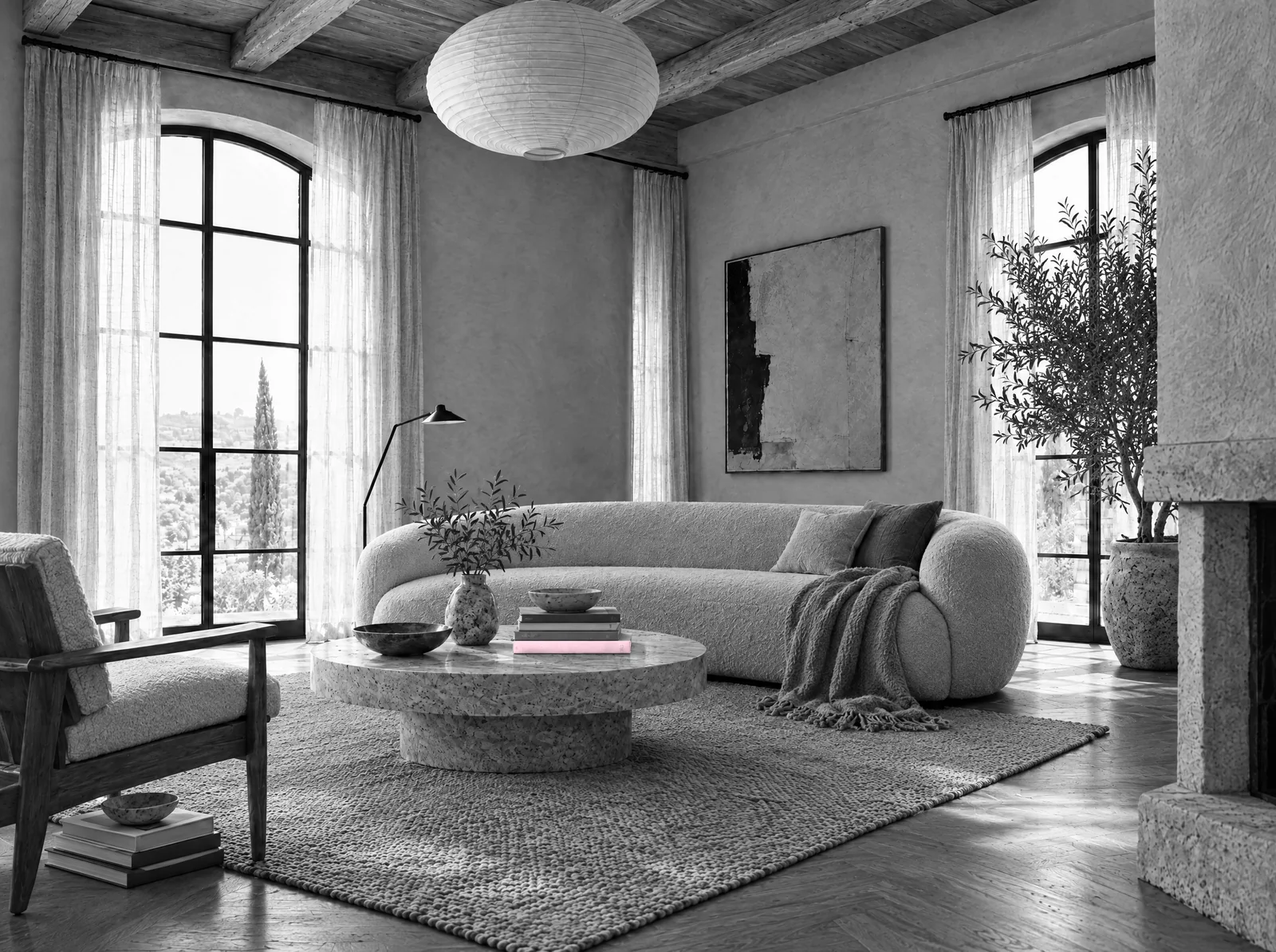 The same living room, 10 years
