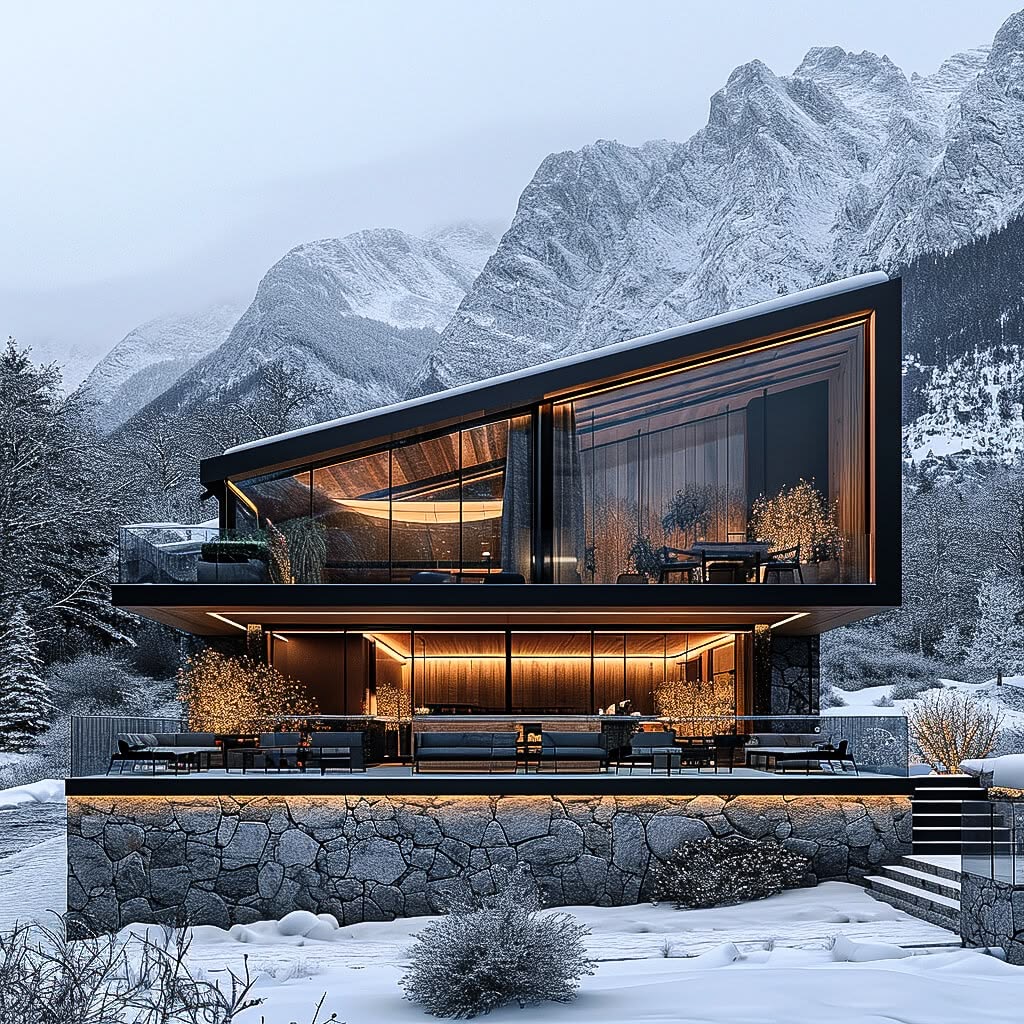 Mountain-view residence, Hirafu